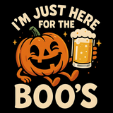 Here for the Boo’s – Grappig Halloween T-shirt