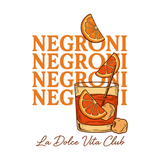Negroni La Dolce Vita Club – Zomervakantie T-shirt